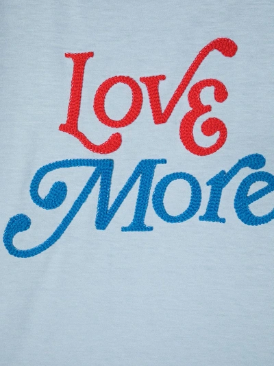 Shop Philosophy Di Lorenzo Serafini Love More T-shirt In Blue