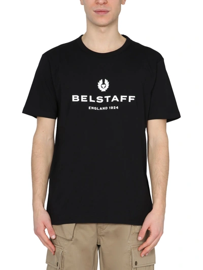 Shop Belstaff T-shirt With Logo In Black
