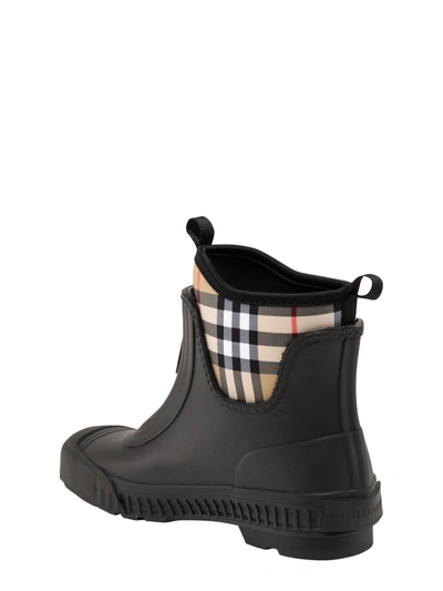 Shop Burberry Ankle Boots In Black