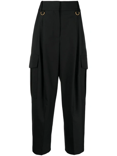 Shop Givenchy Cargo-style Straight-leg Trousers In Black