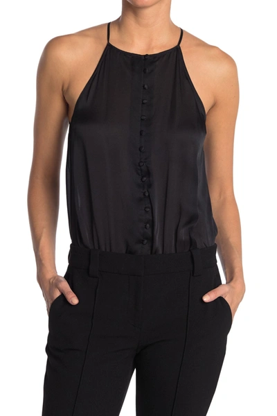 Shop Cami Nyc Trina Silk Bodysuit In Black