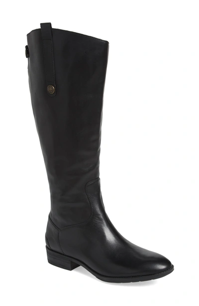 Shop Sam Edelman 'penny' Boot In Black Wide Calf