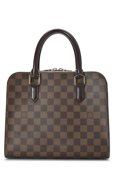 Pre-owned Louis Vuitton Damier Ebene Triana