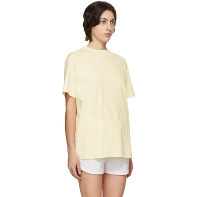Shop Nike Off-white Sportswear Essential T-shirt In 113 Coconut