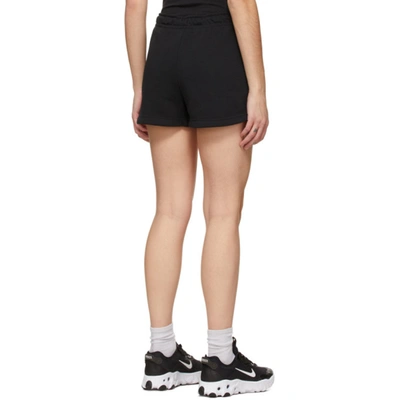 Shop Nike Black Sportswear Essential Shorts In 010 Black/w