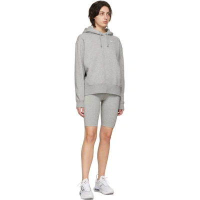 Shop Nike Grey Sportswear Leg-a-see Bike Shorts In 063 Dk Grey