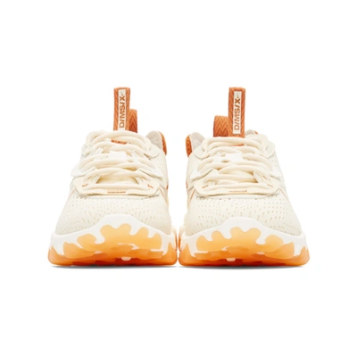 Shop Nike Beige & Orange React Vision Sneakers In 103 Pale Iv