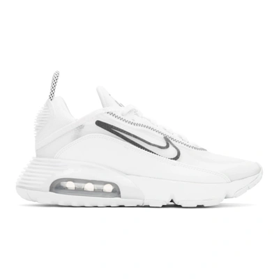 Shop Nike White Air Max 2090 Sneakers In 100 White/b