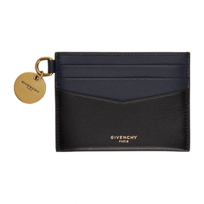 Shop Givenchy Black Colorblocked Edge Card Holder