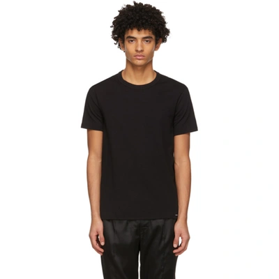Shop Tom Ford Black Jersey T-shirt In 002 Black