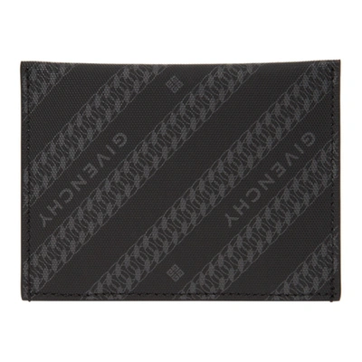 Shop Givenchy Black Chain Card Holder In 002 Black