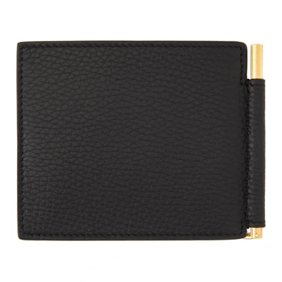 Shop Tom Ford Black Money Clip Wallet In Blk Black