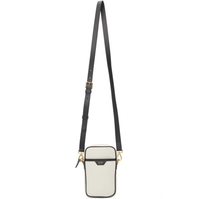 Shop Tom Ford Off-white Mini Buckley Messenger Bag In C1907 Offwh