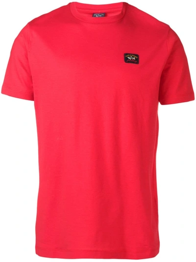 Shop Paul & Shark T-shirt Logo In Red