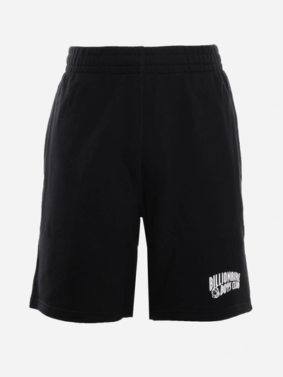 Shop Billionaire Boys Club Cotton Shorts With Logo Patch In Black