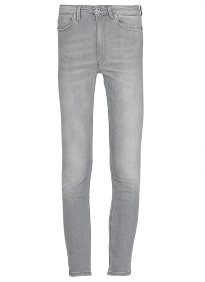 Shop Dondup Stretch Pants In Grey