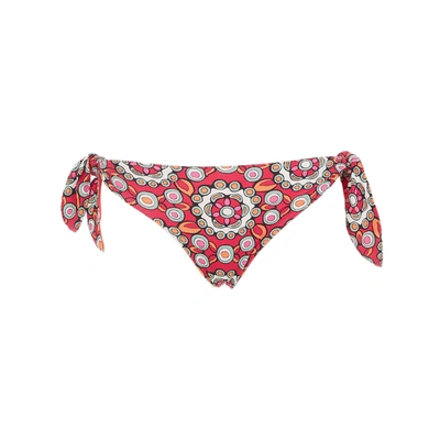 Shop La Doublej Bow Brief In Kaleidoscope Fuxia