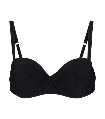 Shop Karla Colletto Basics Bikini Top In Black