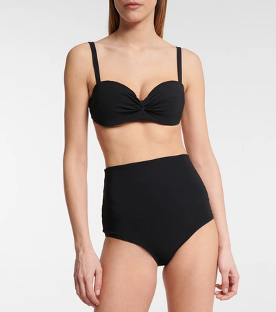 Shop Karla Colletto Basics Bikini Top In Black