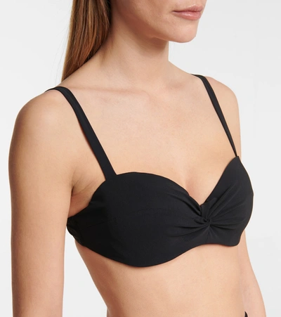 Shop Karla Colletto Basics Bikini Top In Black