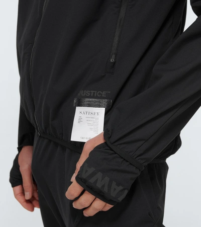 Shop Satisfy Justice&trade; Merino Running Jacket In Black