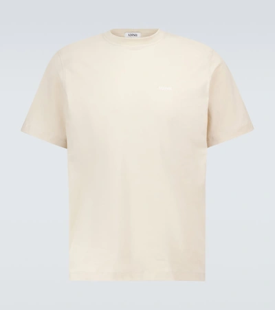 Shop Adish Farashah Logo Short-sleeved T-shirt In Neutrals