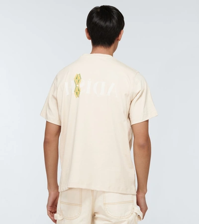 Shop Adish Farashah Logo Short-sleeved T-shirt In Neutrals