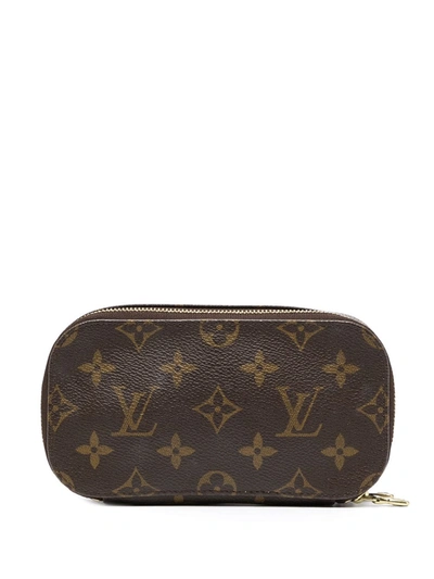 Pre-owned Louis Vuitton  Trousse Blush Pm Pouch In Brown