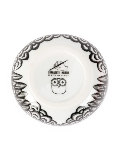 Shop Fornasetti Owl Printed Jar In White