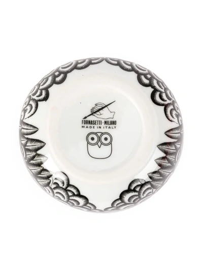 Fornasetti Jar Civetta Piumata In White
