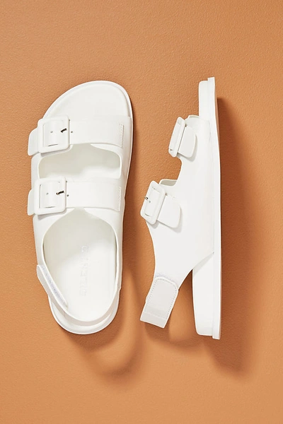 Shop Silent D Hello Slingback Sandals In White