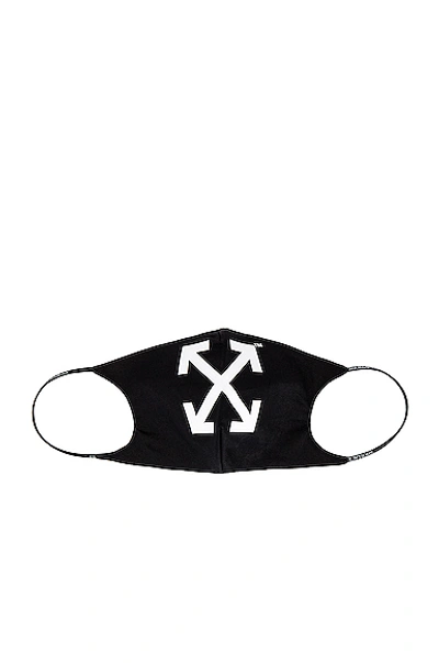 Shop Off-white Arrow Simple Mask In Black & White