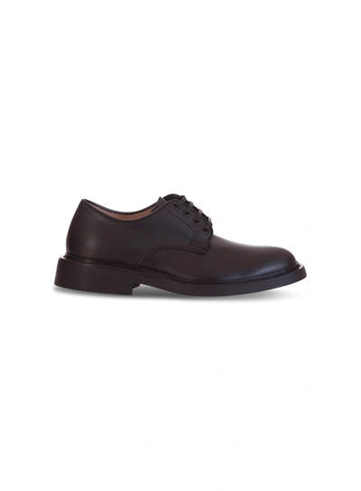 Shop Bottega Veneta The Level Lace-ups In Nero