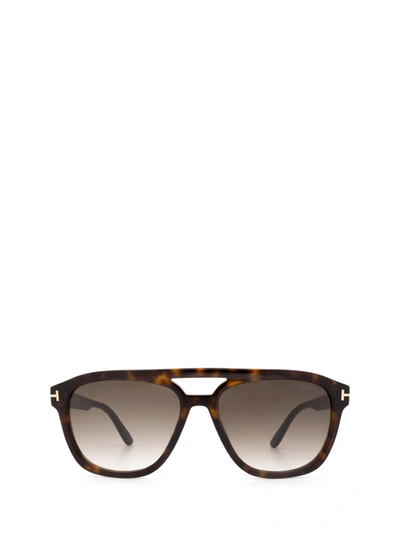Shop Tom Ford Ft0776 Dark Havana Sunglasses