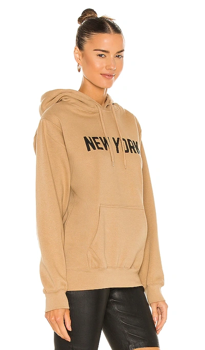 Departure New York Hoodie In Nude