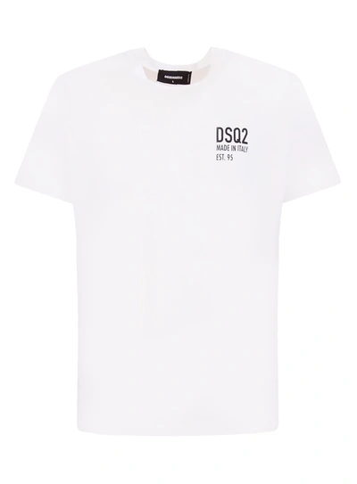 Shop Dsquared2 Dsquared Made In Italy T-shirt In Bianco