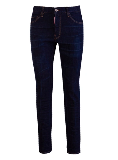 Shop Dsquared2 Mid-rise Skinny Jeans In Blu