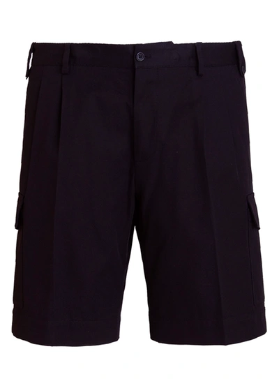 Shop Dolce & Gabbana High-rise Cotton Cargo Shorts