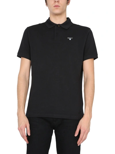 Shop Barbour Regular Fit Polo In Nero