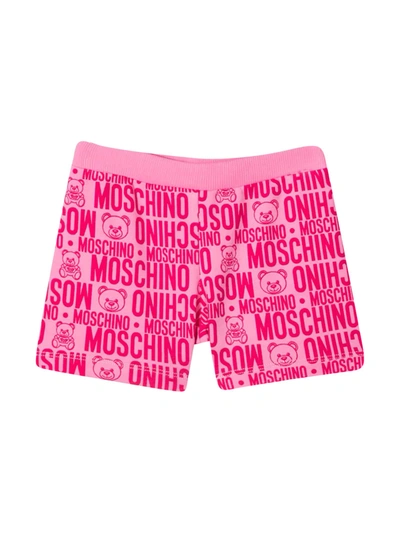 Shop Moschino Pink Swimsuit In Fucsia