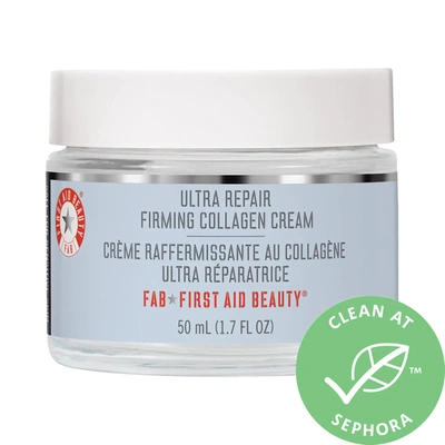 Shop First Aid Beauty Firming Cream With Peptides, Niacinimide + Collagen 1.7 oz/ 50 ml