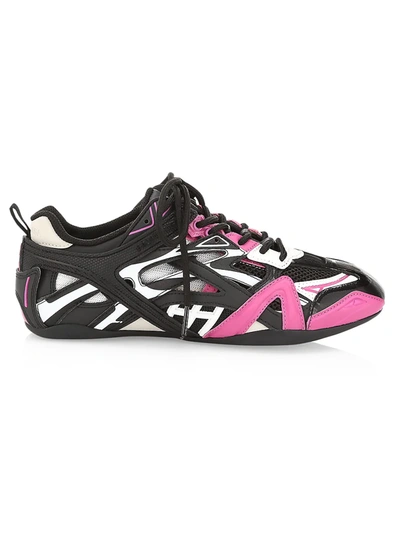 Shop Balenciaga Drive Sneakers In Pink Beige Black