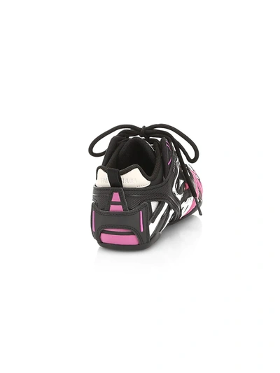 Shop Balenciaga Drive Sneakers In Pink Beige Black