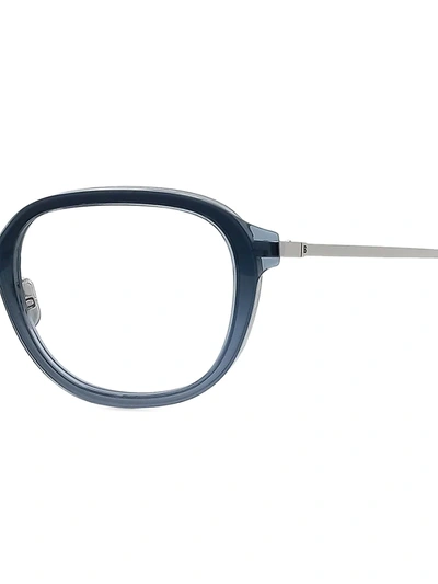 Shop Berluti 51mm Panthos Optical Glasses In Blue Gradient