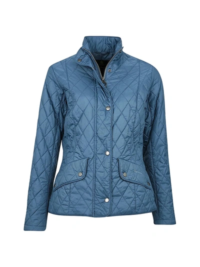 Shop Barbour Flyweight Cavalry Quilt Jacket In China Blue