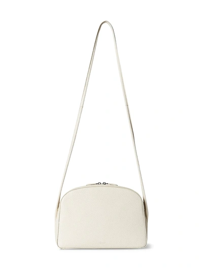Shop The Row Mignon Leather Crossbody Bag In Ivory