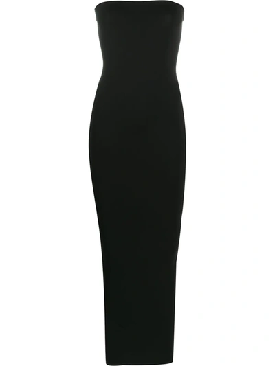 Shop Wolford Strapless Maxi Dress In Black