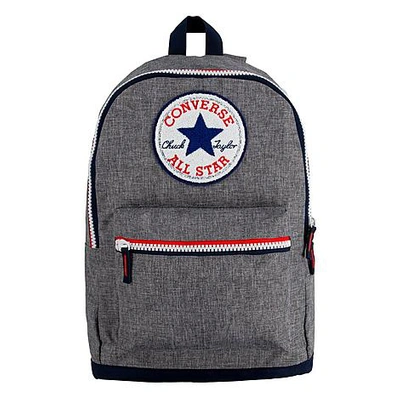 Shop Nike Converse All Star Chenille Patch Backpack In Grey Heather