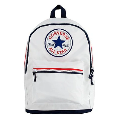 Shop Nike Converse All Star Chenille Patch Backpack In White