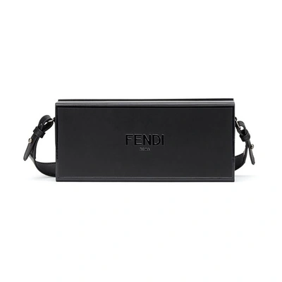 Shop Fendi Long Box In Noir